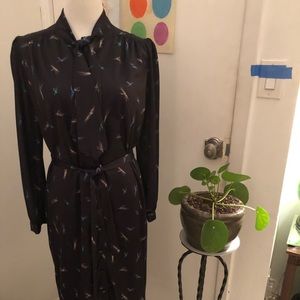 1970s vintage day dress, so adorably old school.